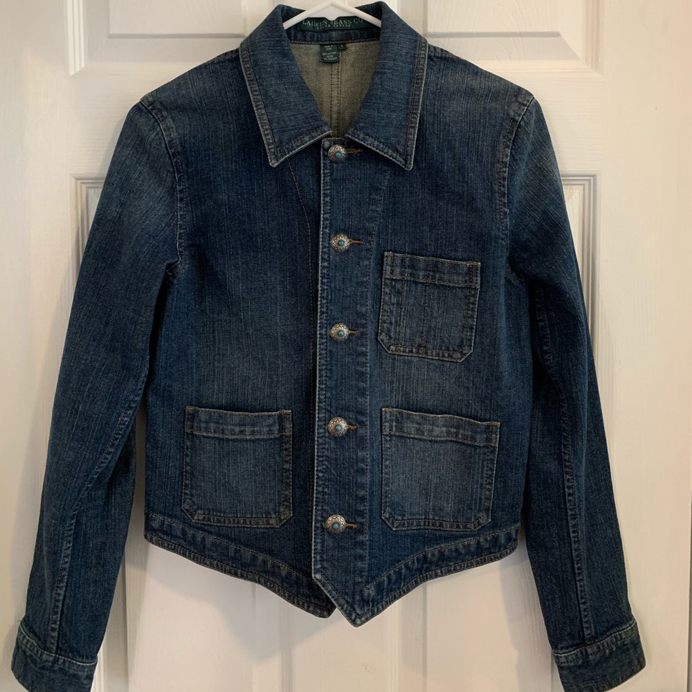 Ralph Lauren Jacket with turquoise button detail